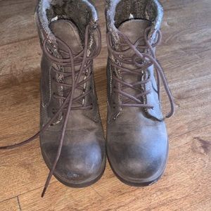 Brown rock candy boots